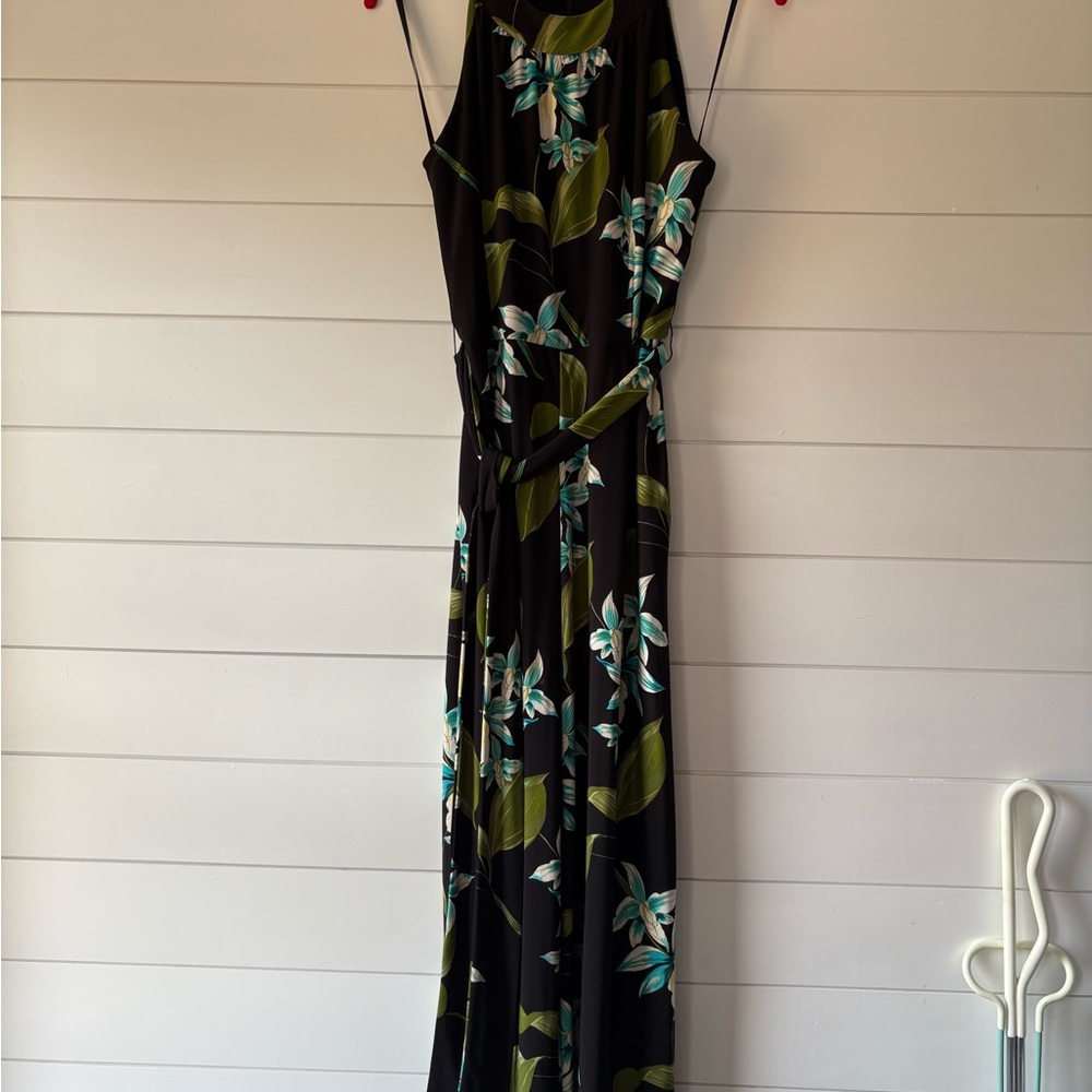 Tommy Hilfiger Black Sleeveless Halter Jumpsuit